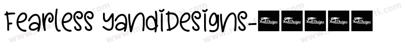 Fearless YandiDesigns字体转换